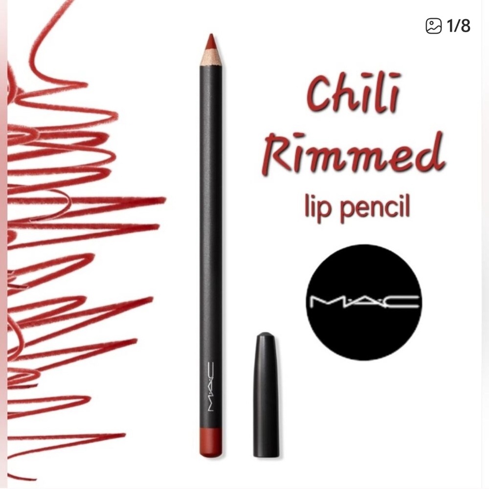 New! Mac Lip Pencil Chili Rimmed Brick Red